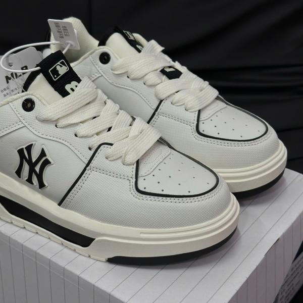 Giày MLB Korea Chunky Liner Basic SL New York Yankees White Best Quality