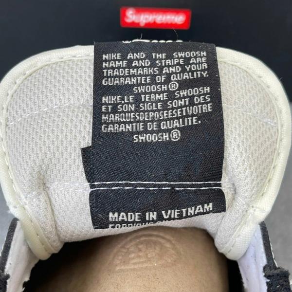 Giày Nike Air Force 1 Supreme Black White