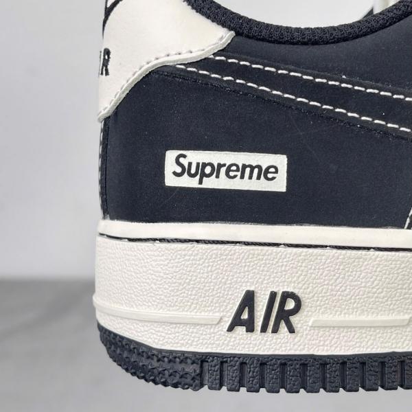 Giày Nike Air Force 1 Supreme Black White