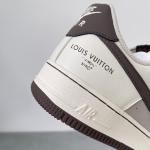 Giày Nike Air Force One X Louis Vuitton Custom Bown
