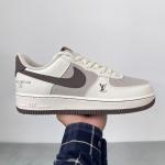 Giày Nike Air Force One X Louis Vuitton Custom Bown