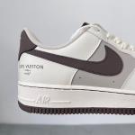Giày Nike Air Force One X Louis Vuitton Custom Bown