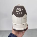 Giày Nike Air Force One X Louis Vuitton Custom Bown