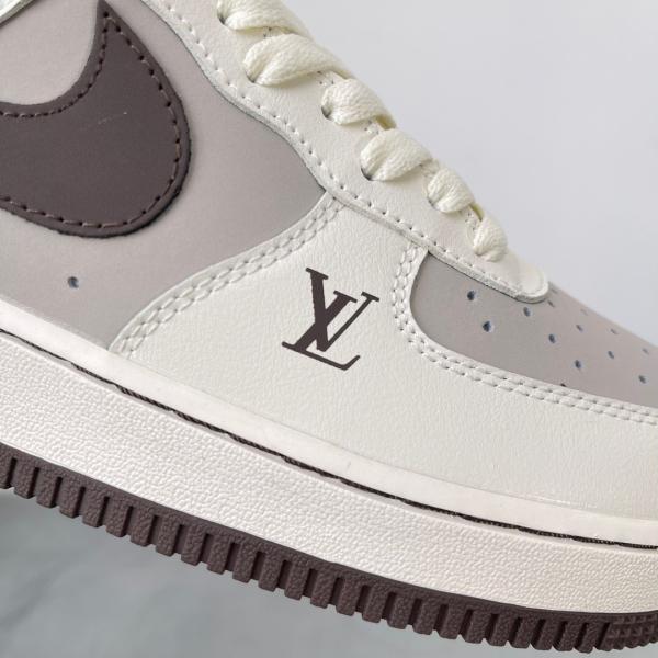 Giày Nike Air Force One X Louis Vuitton Custom Bown