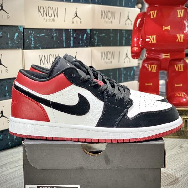 Giày Nike Air Jordan 1 Low Red Black Toe