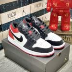 Giày Nike Air Jordan 1 Low Red Black Toe