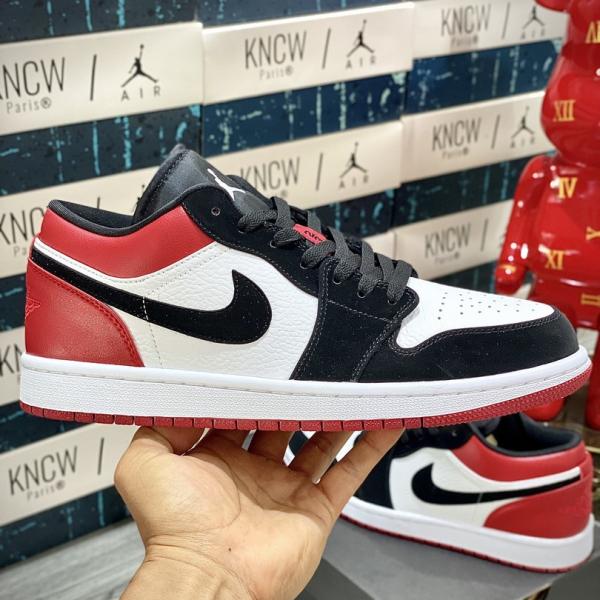 Giày Nike Air Jordan 1 Low Red Black Toe
