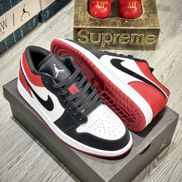 Giày Nike Air Jordan 1 Low Red Black Toe