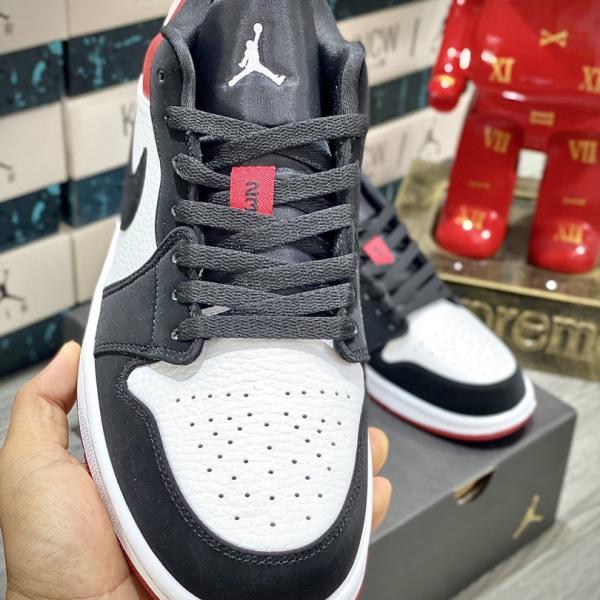 Giày Nike Air Jordan 1 Low Red Black Toe