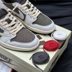 Giày Nike Air Jordan 1 Low x Travis Scott ‘Sail and Ridgerock’