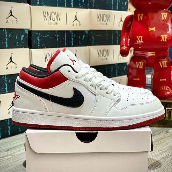Giày Nike Air Jordan Low University Red Black Like Auth