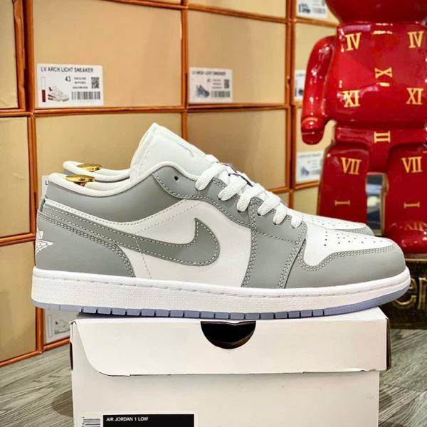 Giày Nike Air Jordan 1 Low Swoft Grey Like Auth