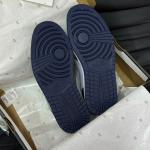 Giày Nike Jordan 1 Low Wolf Grey Midnight Navy