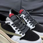 Giày Nike Travis Scott x Air Jordan 1 Low OG “Olive”