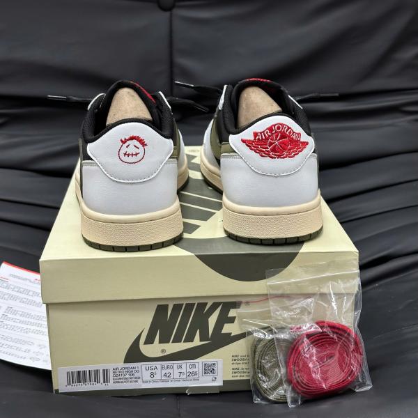 Giày Nike Travis Scott x Air Jordan 1 Low OG “Olive”