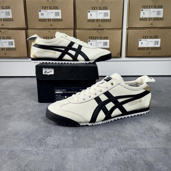 Giày Onitsuka Tokuten Tiger Mexico 66 Balck White Like Auth