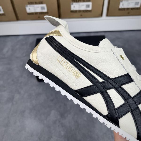 Giày Onitsuka Tokuten Tiger Mexico 66 Balck White Like Auth
