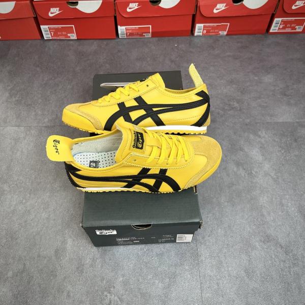 Giày Onitsuka Tokuten Tiger Mexico 66 Balck Yellow Like Auth