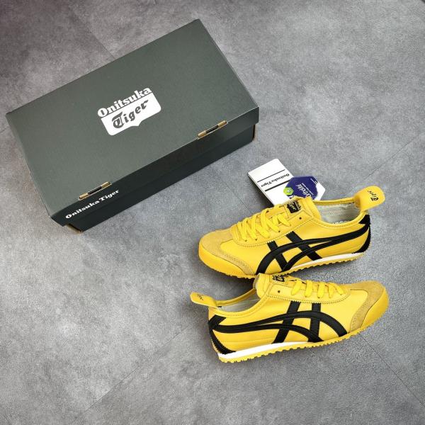 Giày Onitsuka Tokuten Tiger Mexico 66 Balck Yellow Like Auth