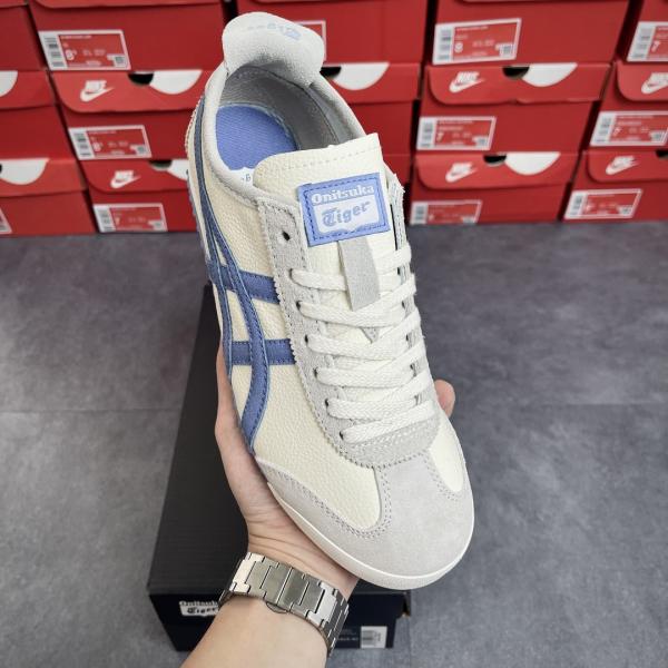 Giày Onitsuka Tokuten Tiger Mexico 66 White Blue Like Auth