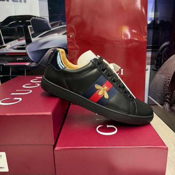 Giày Sneaker Gucci WMNS Ace Ong Black
