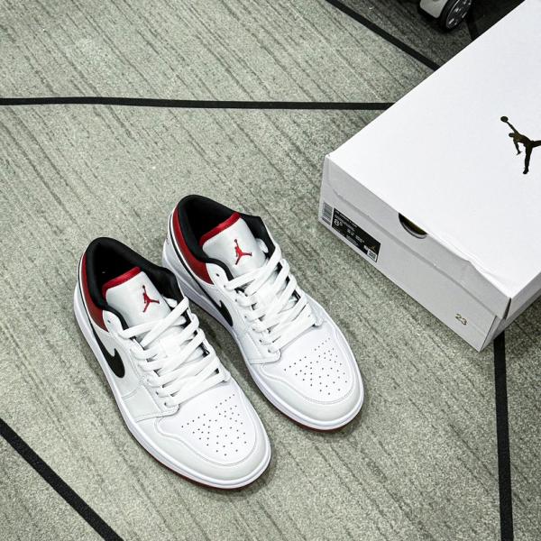 Giày Nike Air Jordan Low University Red Black Like Auth