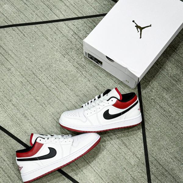Giày Nike Air Jordan Low University Red Black Like Auth