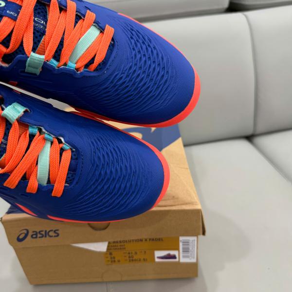 Giày Asics GEL-RESOLUTION X PADEL ‘DARK COBALT VIVID CORAL’