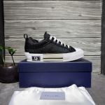 Giày Thể Thao Nam Dior B23 Low Top Black CD Diamond