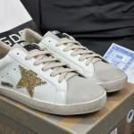 Giày Golden Goose Superstar White Gold