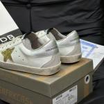 Giày Golden Goose Superstar White Gold