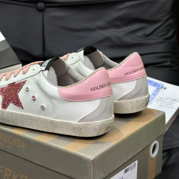 Giày Golden Goose Superstar White Pink