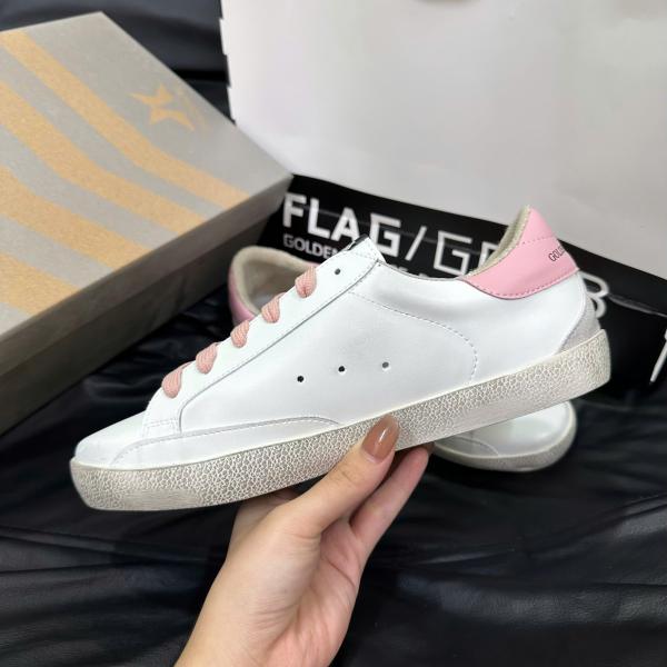 Giày Golden Goose Superstar White Pink
