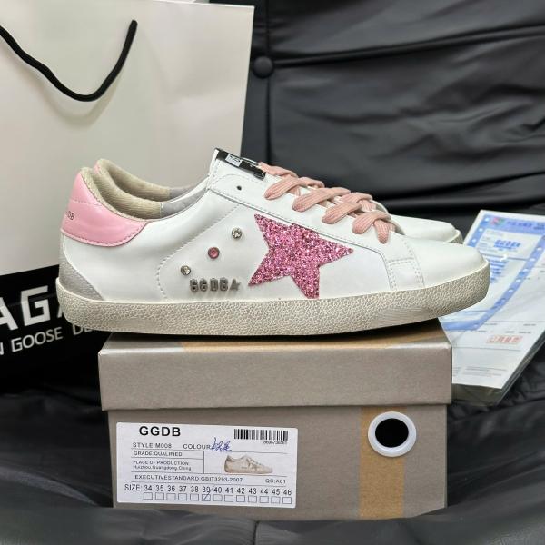 Giày Golden Goose Superstar White Pink