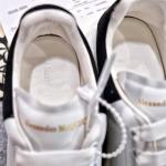 Giày Alexander McQueen Oversized Sneaker ‘White Black’ Gót Da Best Quality