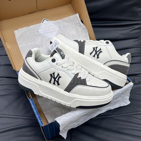 Giày MLB Chunky Liner Denim Pocket New York Yankees Black