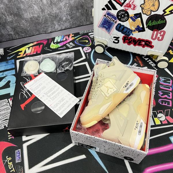 Giày Nike Air Jordan 4 Retro Off White Best Quality