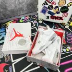 Giày Nike Air Jordan 4 Retro  White Oreo Like Auth