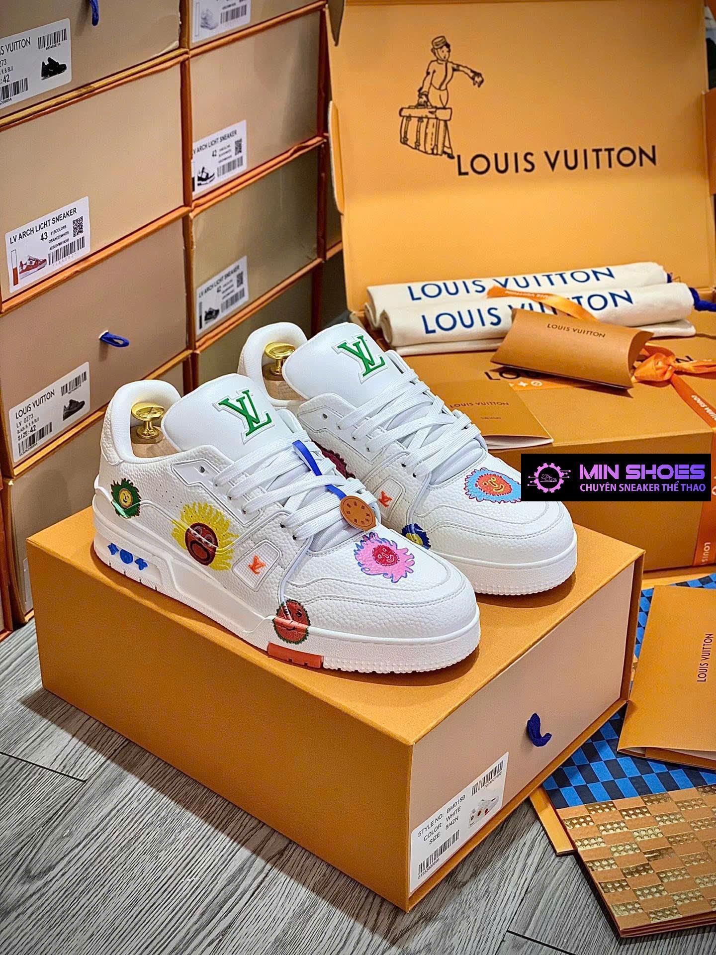 Giày Sneaker Louis Vuitton (LV) Like Authentic
