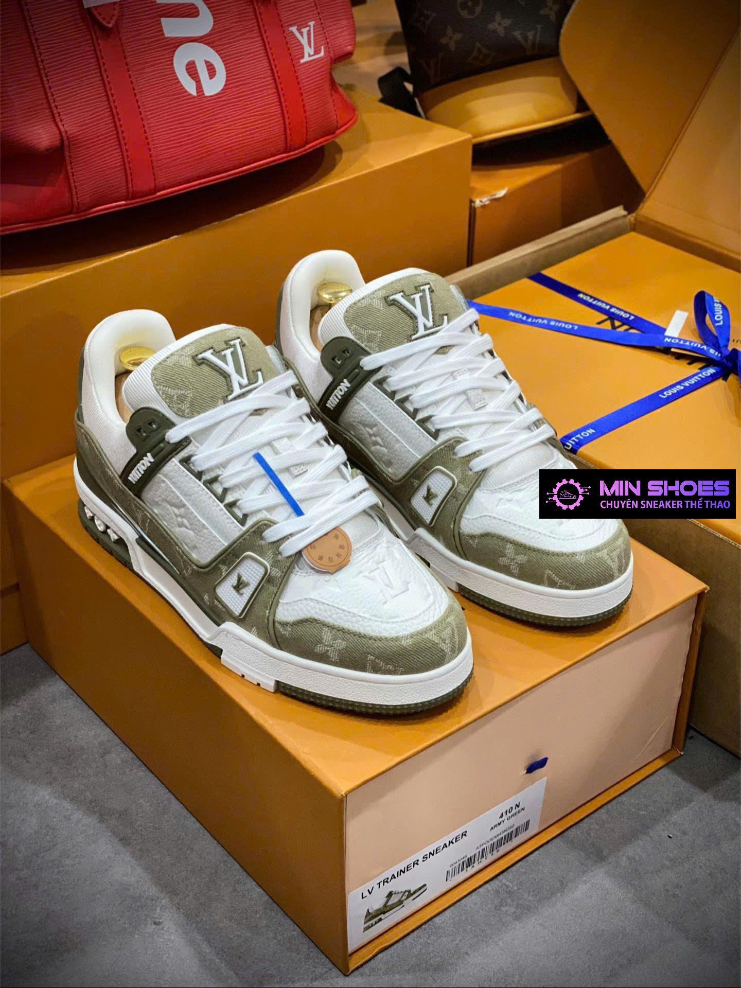 Giày sneaker Louis Vuitton (LV) like authentic
