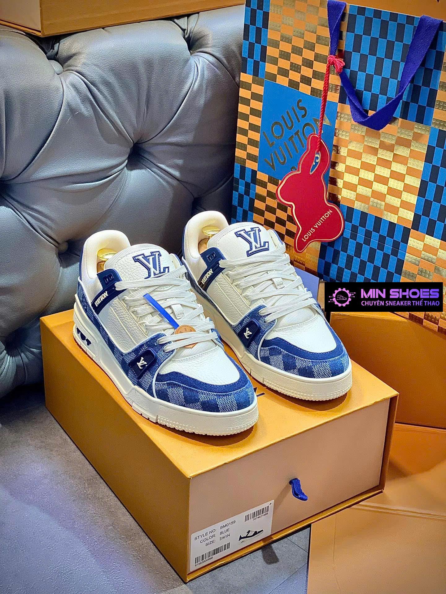Giày sneaker Louis Vuitton (LV) like authentic