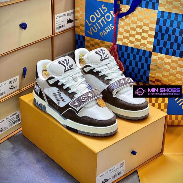Giày Louis Vuitton LV Trainer 54 BROWN