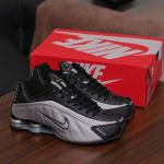 Nike Shox R4 Metallic Silver Black