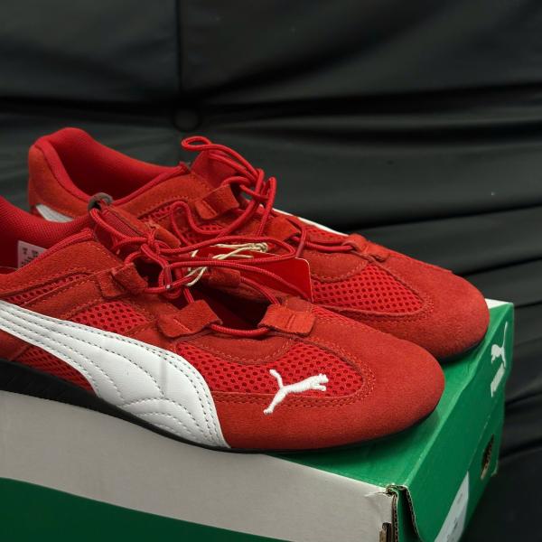 Giày thể thao Puma Speedcat Summer WMNS dành cho mọi thời đại màu đỏ/Puma dành cho nữ màu trắng
