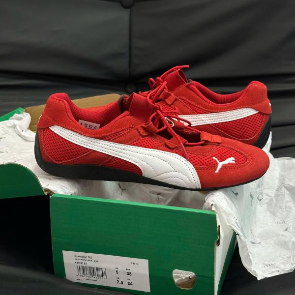 Giày thể thao Puma Speedcat Summer WMNS dành cho mọi thời đại màu đỏ/Puma dành cho nữ màu trắng