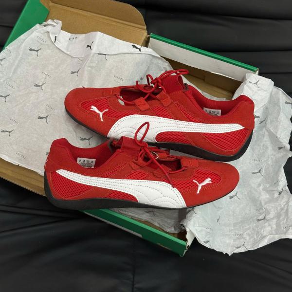 Giày thể thao Puma Speedcat Summer WMNS dành cho mọi thời đại màu đỏ/Puma dành cho nữ màu trắng