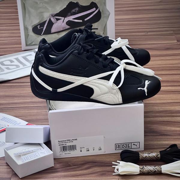 Giày Puma Speedcat x Rose Lea Cream Black