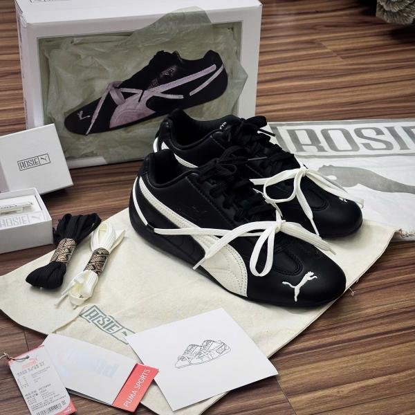Giày Puma Speedcat x Rose Lea Cream Black