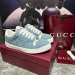Giày Thể Thao Nam Nữ GUCCI Screener Denim