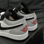 Giày Nike Air Jordan 1 Low – Black Matte Silver